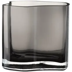 Element Accessories Glas Vase CORAL - grau - 13 cm - handgefertigt