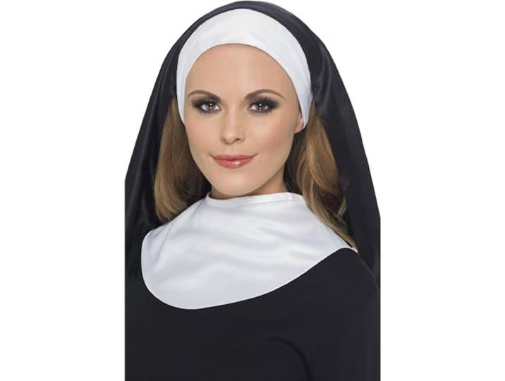 Smiffys Nun's Kit, Black & White