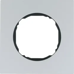 Berker Rahmen 1-fach flach Aluminium 10112674