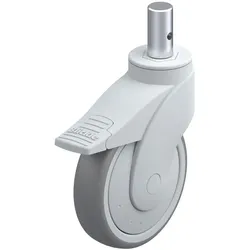Blickle, Möbelrollen, 743860 LWG-TPA 126KF-FI-ZA55 Kunststoff-Lenkrolle Rad-Durchmesser: 125 mm Tragfä