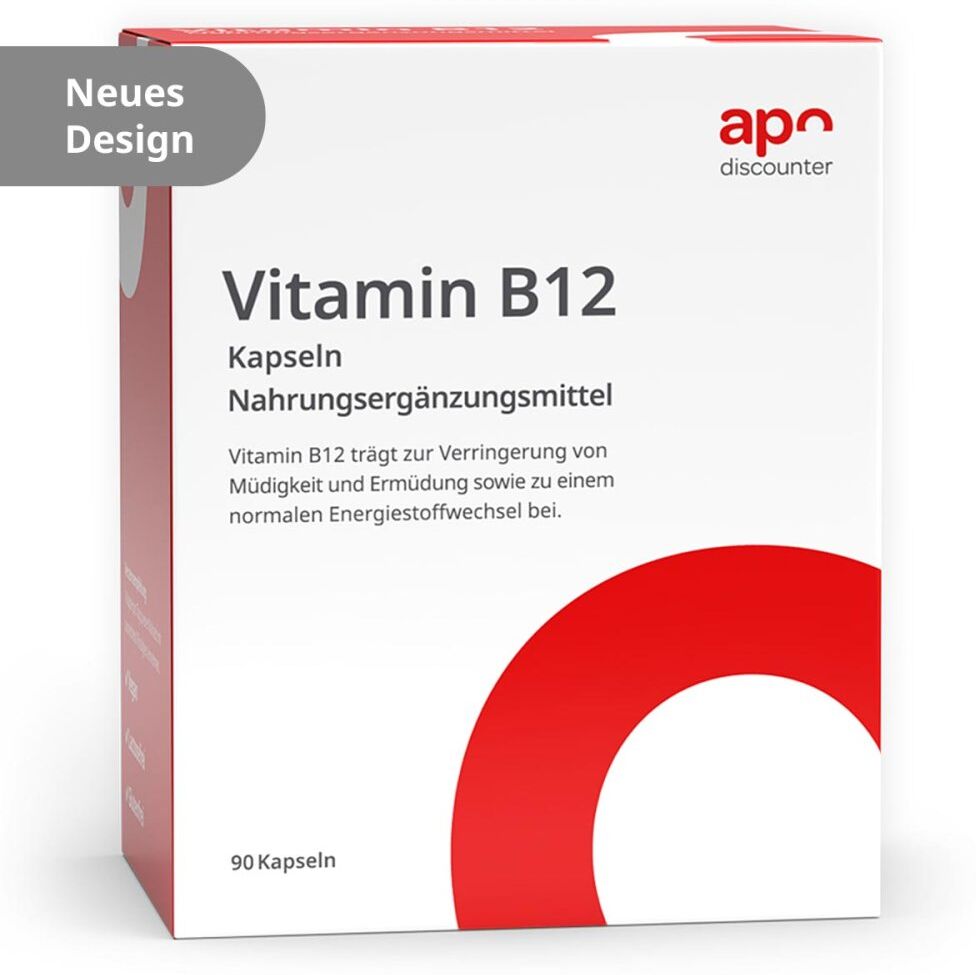 Vitamin B12 Kapseln von apodiscounter 90stk
