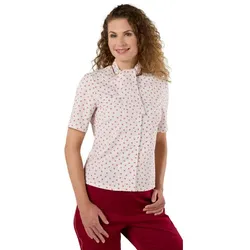 buttinette Bluse "Flugbegleiterin", creme-rot