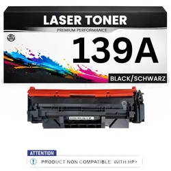 Toner 139A für HP alternativ Schwarz W1390A (nicht für HP+) Premium für HP LaserJet Pro 3002dw, 3002dn, HP Laserjet MFP 3102fdn, 3102fdw