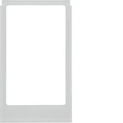 Berker 13206414 Designrahmen eckig große Ausf. Glas Alu