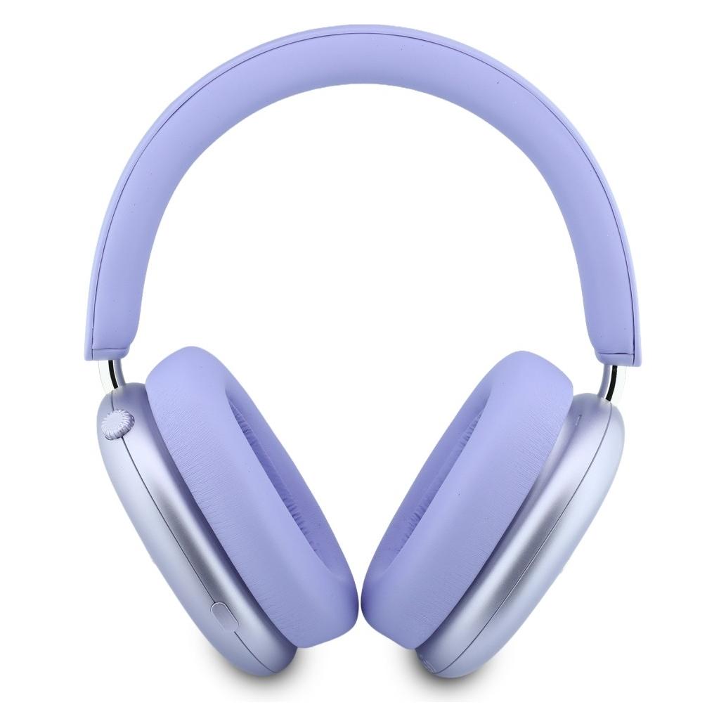Guess Metallic Script Logo ENC Wireless Headphone - purple (Kabellos) (GUBHP10HMBSU)