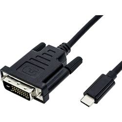 ROLINE USB Typ C - DVI Adapterkabel, ST/ST, 2 m 11.04.5831