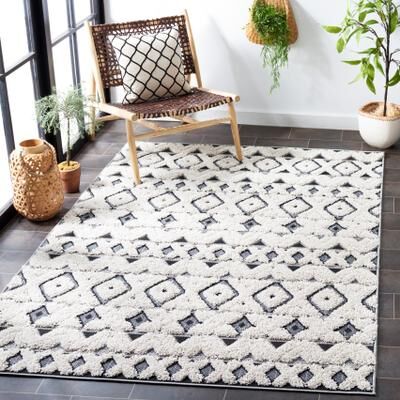 SAFAVIEH Cottage Oddrin Indoor/ Outdoor Moroccan Boho Rug