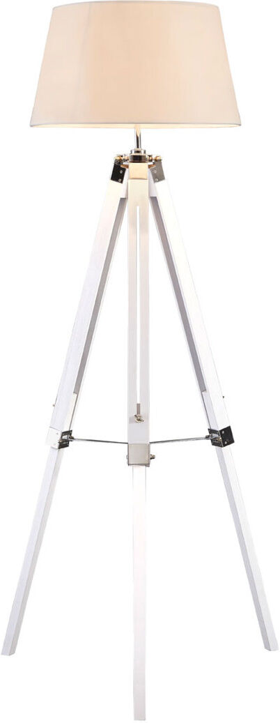 Fjørde & Co StowtheWold 144 H cm Tripod Floor Lamp White 144cm H X 48cm W X 48cm D