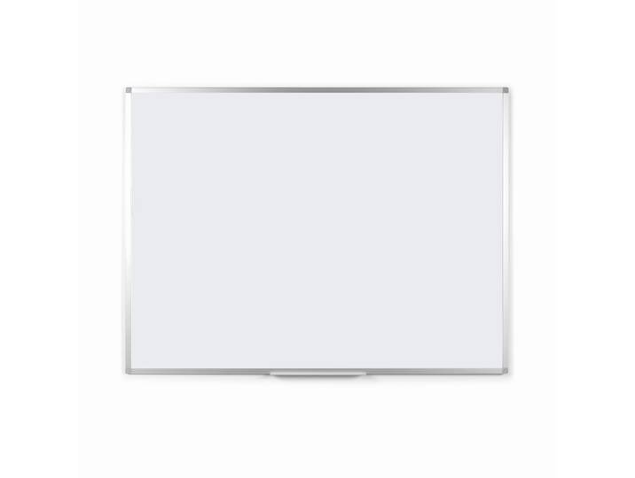 MONDOFFICE Tableau blanc émaillé -L.150 x H.100 cm - Magnétique - Cadre Aluminium