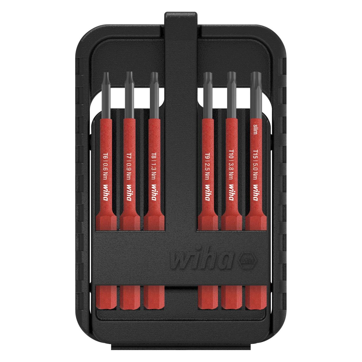 Wiha Bit Set slimBit electric TORX in slimBitBox (SB2831B502)