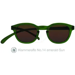 Lesebrille No.14 Klammeraffe SUN emerald