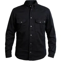 John Doe Motoshirt Schwarz Motorradhemd - S