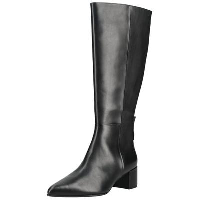 Stiefel HÖGL "Högl Stiefel Leder", Damen, Gr. 39, schwarz, Leder, Schuhe Stiefel