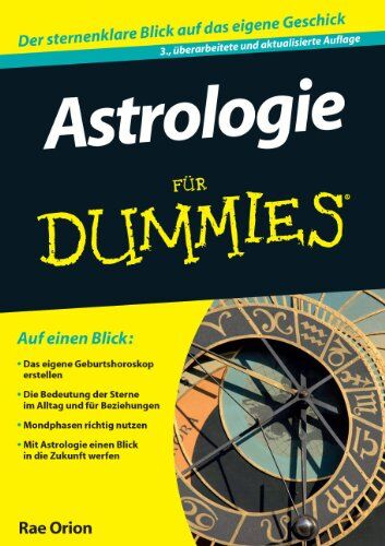 Rae Orion - Astrologie für Dummies (Fur Dummies) - Preis vom 14.10.2026 23:07:16 h