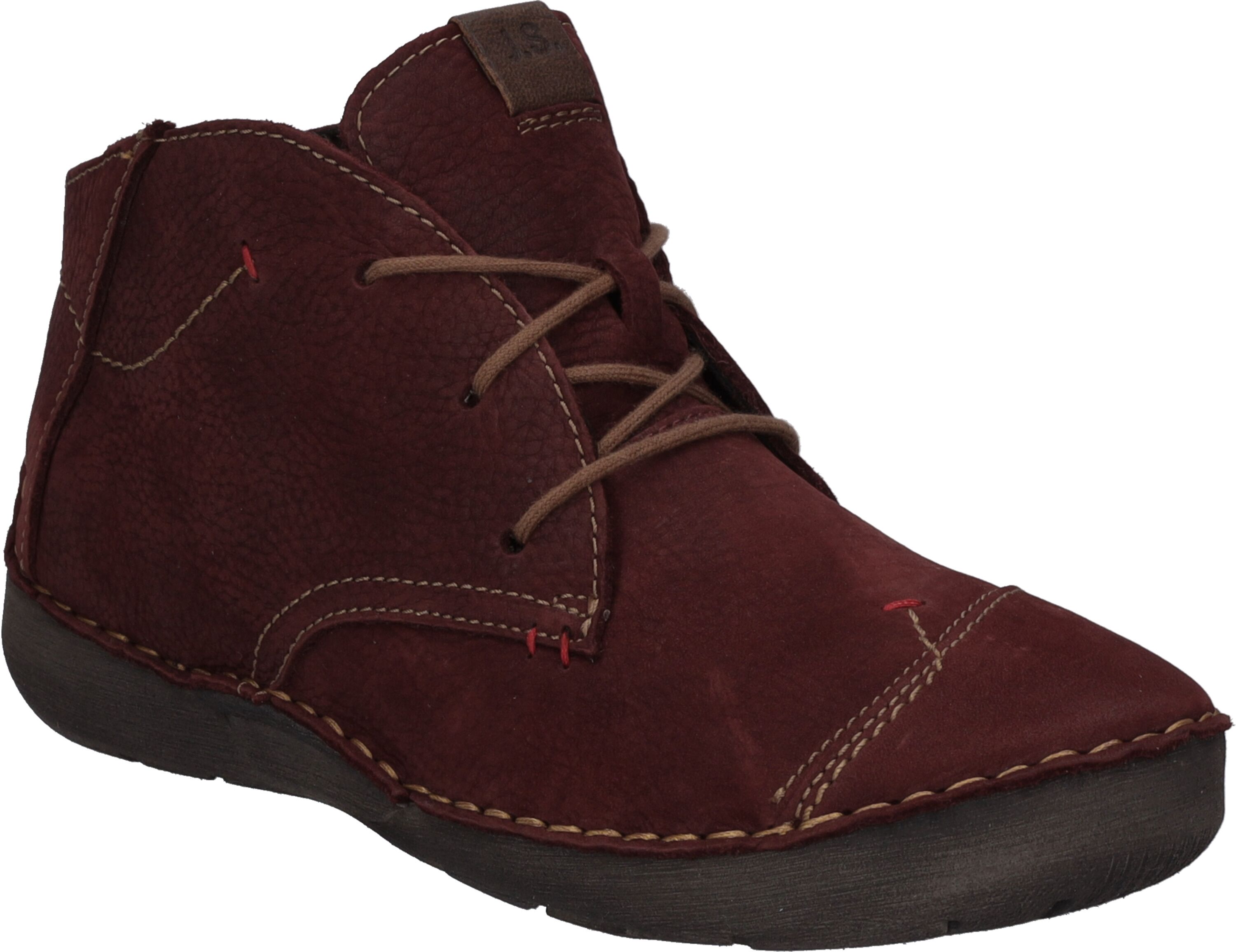 Stiefelette JOSEF SEIBEL "Fergey 18, bordo", Damen, Gr. 41, braun (bordo), Schuhe Stiefelette