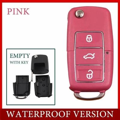 Fake Car Key Diversion Safe Hidden Storage Box For Cash And Small Items waterproof Pink