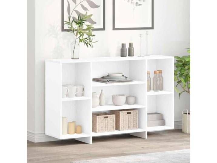 KTHLBRH Sideboard Weiß Schrank sideboards for Büro Wohnzimmer 120x30x75 cm Holzwerkstoff