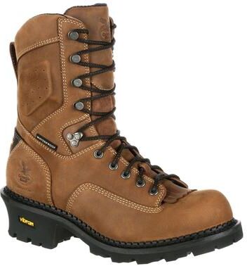 Georgia Boot Comfort Core logger - Mens 10.5 Brown Boot Medium