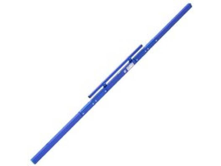 VEVOR Règle à Béton Manuelle 2430 mm, Règle de Nivellement pour Béton en Alliage d'Aluminium, avec Niveau à Bulle Intégré, Finition Thermolaquée, pour Terrasses, Trottoirs et Sols de Garage, Bleu
