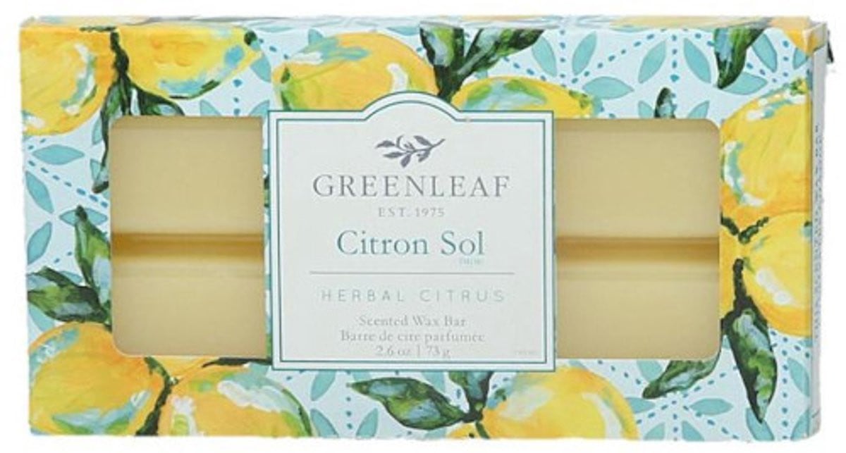 Greenleaf Wax-bar Citron Sol