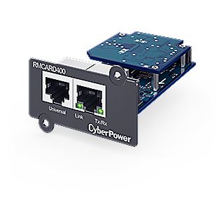 Cyberpower Systems RMCARD400 -Netzwerkkarte SNMP Gigabit embedded komp. mit Envirosensor Optional fur OR PR OL OLS Modelle
