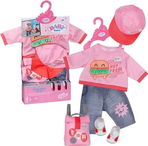 BABY geboren City-Kleidung, 43 cm