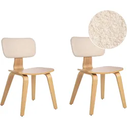 ESSZIMMERSTUHL 2er-Set Hellbeige/Hellbraun Lucinda