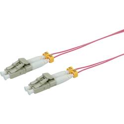 ROLINE LWL-Kabel SLIM 50/125µm OM4, LC/LC, LSOH, Slim, violett, 2 m 21.15.9262