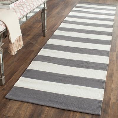 SAFAVIEH Handmade Montauk Caspian Stripe Cotton Flatweave Rug