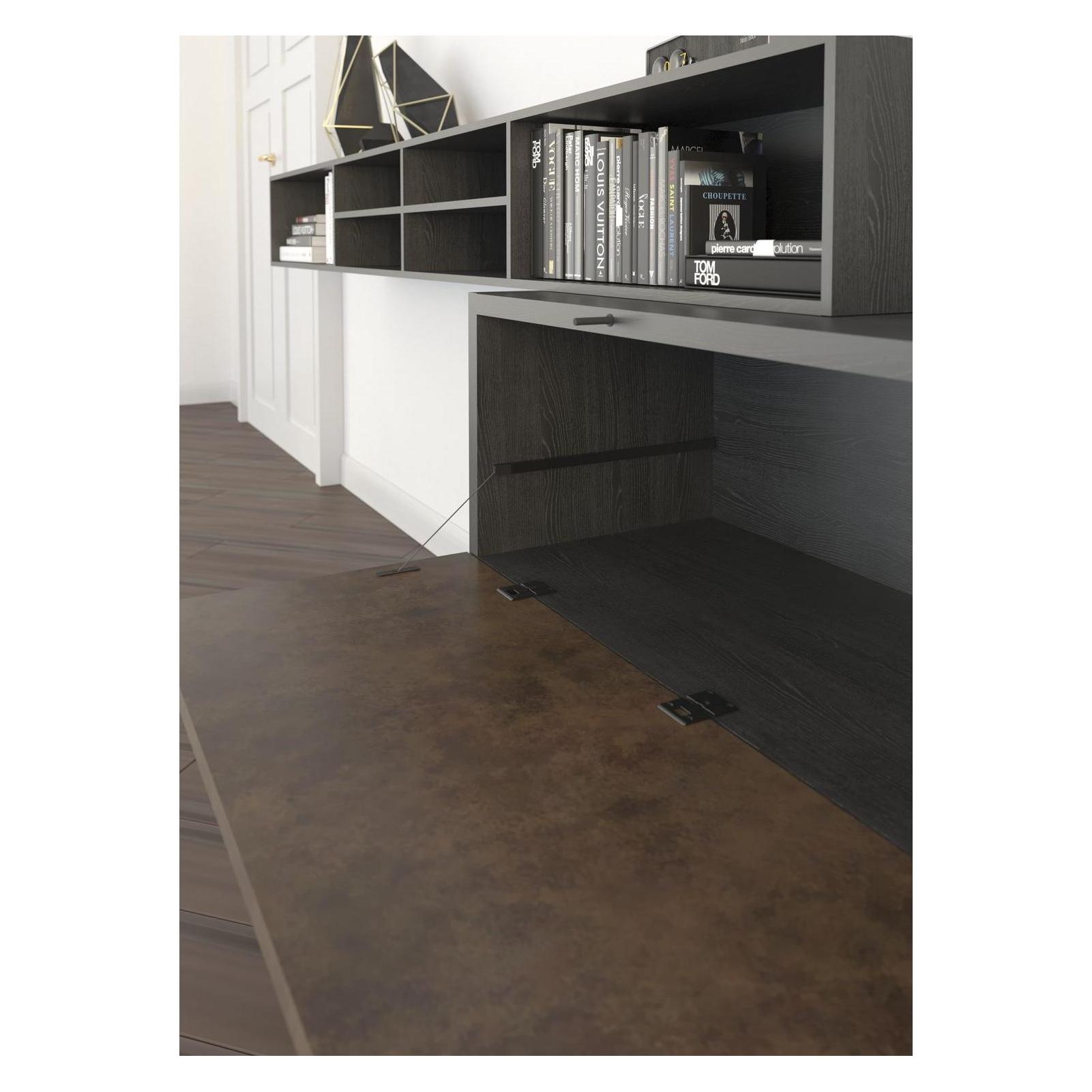 Italiana Ferramenta Bremsklappenhalter KIARO Abdeckprofil, Aluminium grau (42737242)
