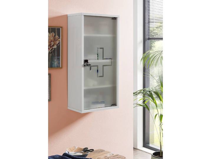 Armoire à pharmacie Wido 34cm Blanc