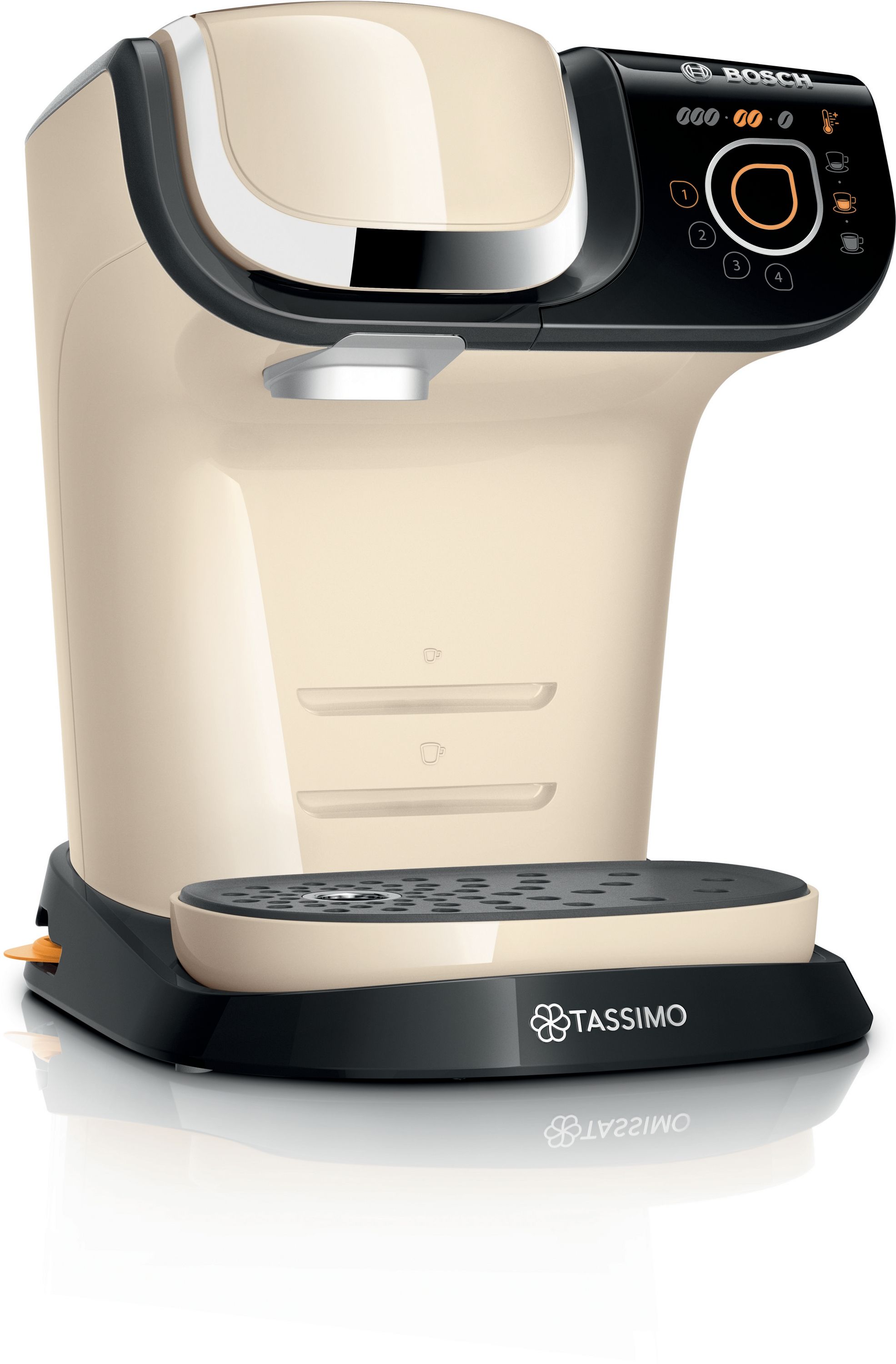 Bosch TAS6507 Tassimo My Way 2 Kaffeekapsel Maschine (Beige, Schwarz)