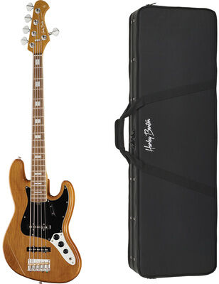 Harley Benton MV-5JB Natural w/Case Natur