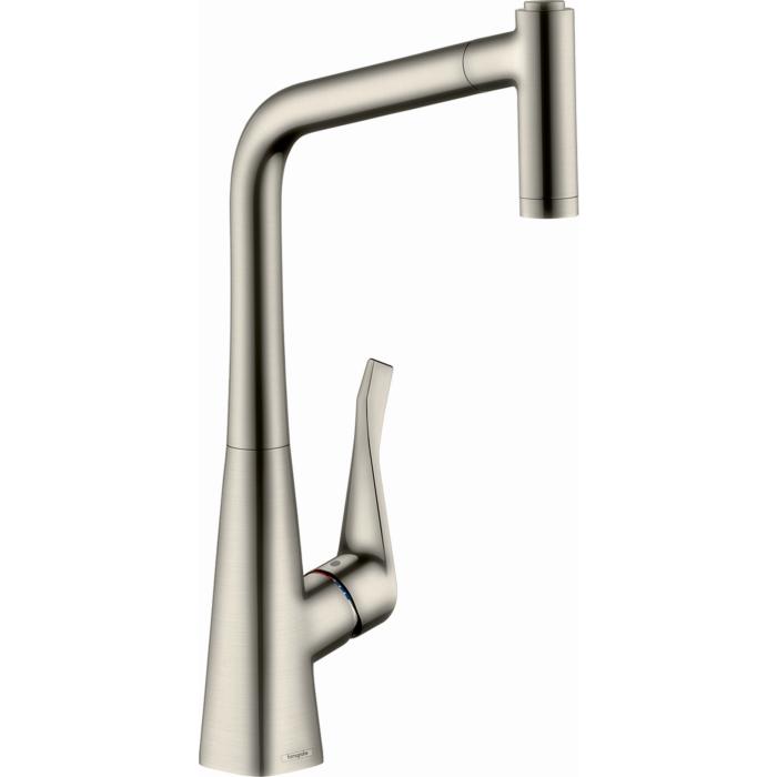 hansgrohe 14780800 Ausziehbrause 2jet edelstahl-optik