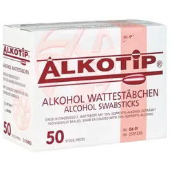 Alkohol Wattestäbchen von Alkotip  Ø 10 x 100 mm