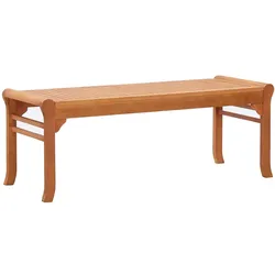 Helloshop26 - Gartenbank Terrassenmöbel Outdoor Terrasse 2 Sitzer 120 cm massives Eukalyptusholz 02_0011280