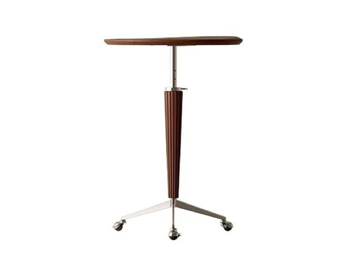 YCCHAH Sofatisch Retro Holz Kleine Runde Tisch Seite Beweglichen Lift Multifunktionale Kaffee Hause Wohnzimmer-Beistelltisch