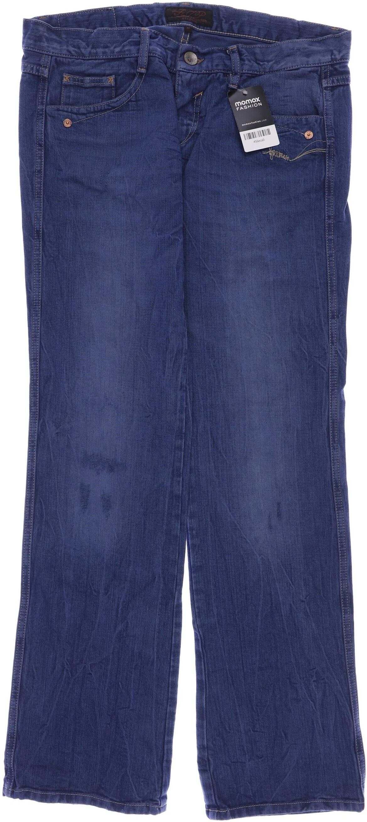 Freeman T. Porter Damen Jeans, Blau, Gr. W32, Baumwolle - Second Hand