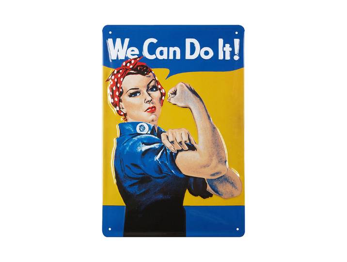 Münder Email Schild We Can Do It! 30 × 20 cm