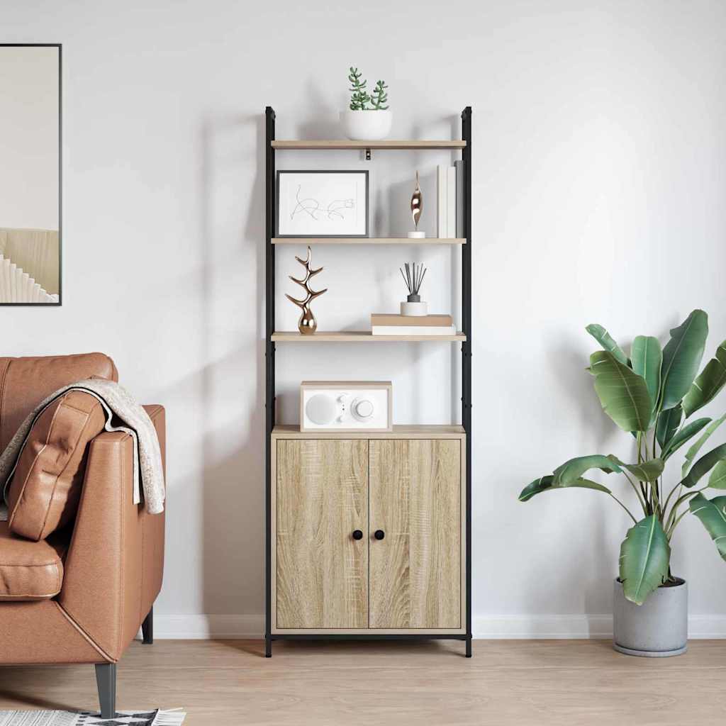 vidaXL Bibliothèque 6 niveaux 60 x 24 x 161 cm Bois d'ingénierie