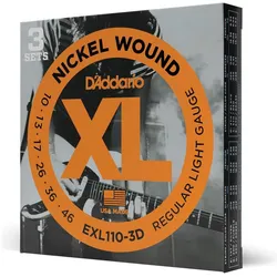 D'Addario Exl110-3d (6x, E-Gitarre, 0.05"), Saiten