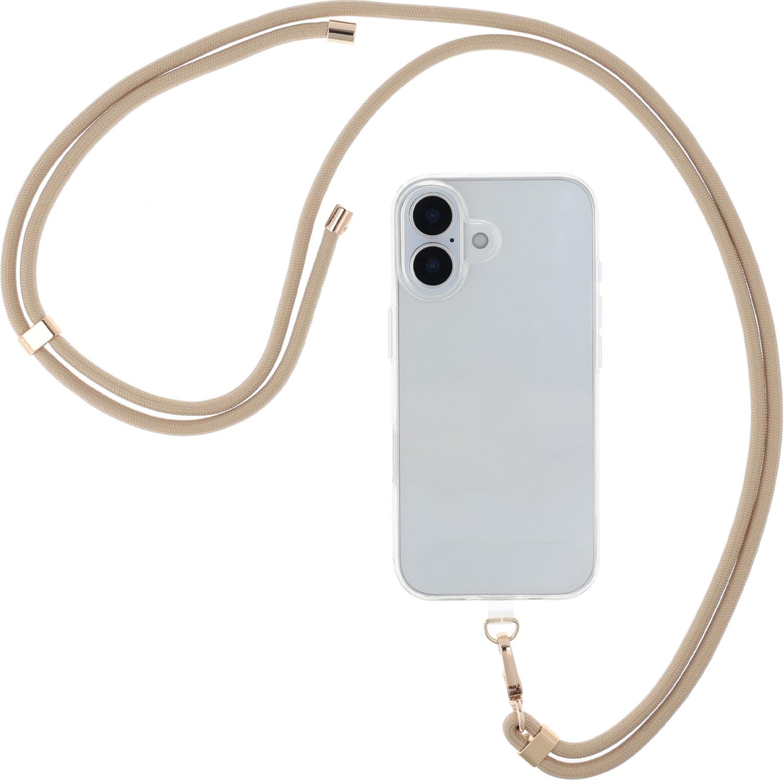 Selencia Universeel telefoonkoord - Beige