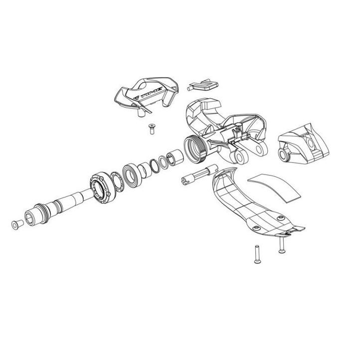 Time Sport Pedal Grip pins/bolts, 4 tension screws (11.6718.000.007)