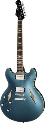 Harley Benton HB-35TL Tesla LH Pelham Blue Pelham Blau Hochglanz