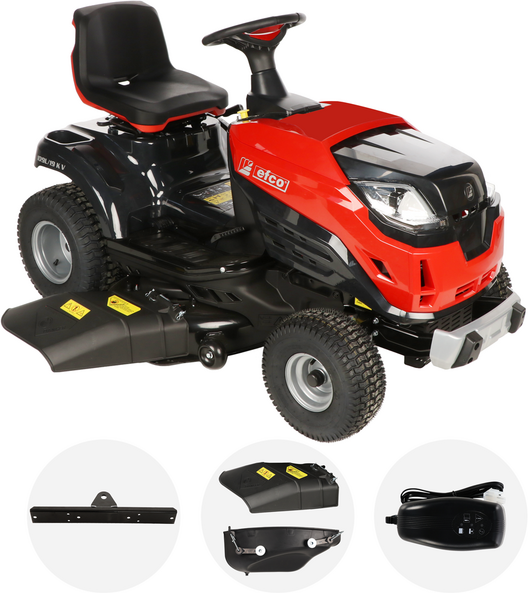 Efco EF 109 L/19 KV - Trattorino tosaerba con scarico laterale e taglio mulching