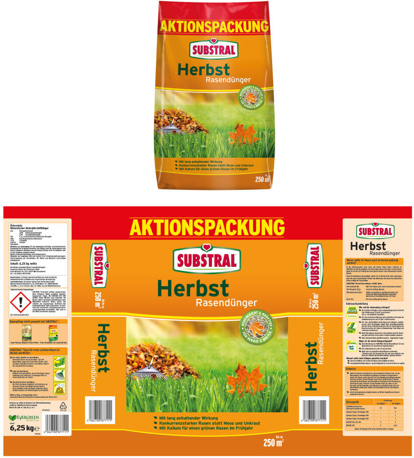 Substral Herbst Rasendünger 6,25 kg