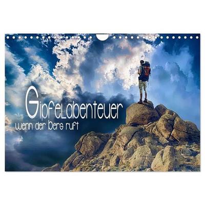 Gipfelabenteuer - wenn der Berg ruft (Wandkalender 2027 DIN A4 quer), CALVENDO Monatskalender