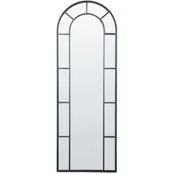 WANDSPIEGEL schwarz Metall 60/170 cm Crosses