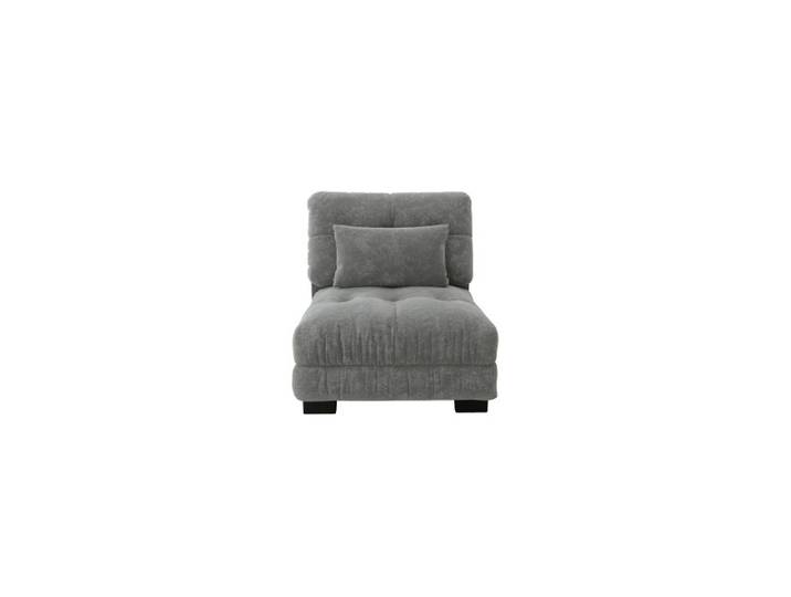 Canapé sans accoudoirs avec 1 coussin - Gris
