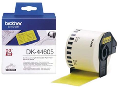 Brother DK44605 fita continua (papel amarela) 62mmx30,48M